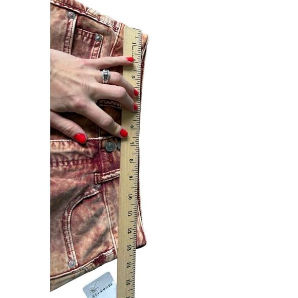 NEW Free People CRVY Foxy Lady Velvet Bootcut Pants 26 High Rise Rusty Brown - Picture 10 of 13